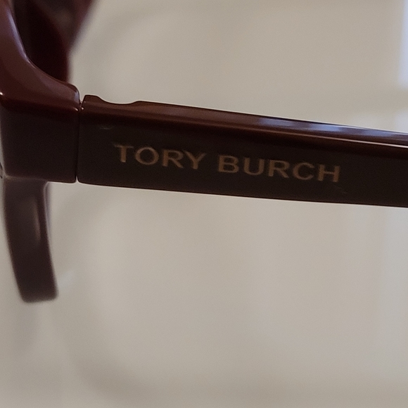 NWT TORY BURCH Bordeaux Rectangular Eyeglasses $200 - Picture 8 of 9